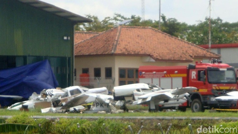 KNKT: Pesawat Latih yang Jatuh di Cilacap dalam Kondisi Hancur KNKT: Pesawat Latih yang Jatuh di Cilacap dalam Kondisi Hancur