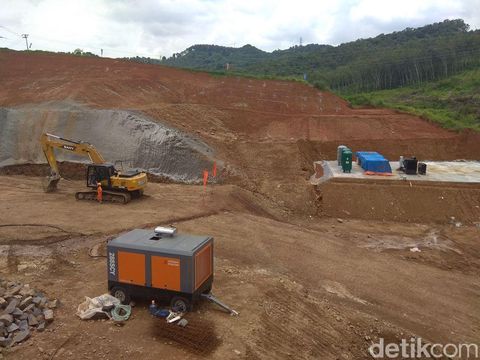 Penampakan terkini lokasi proyek kereta cepat JKT-BDG