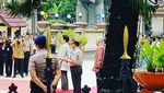 Foto: Kapolri Sambut Megawati dengan Karpet Merah