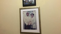Foto: Sedangkan di area dalam rumah, terlihat foto-foto kenangan Kolonel pnb Hanafie semasa hidupnya.
