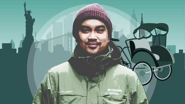 Jadi Pelayan Hingga Narik Becak, Pemuda Bandung Ini Taklukkan AS