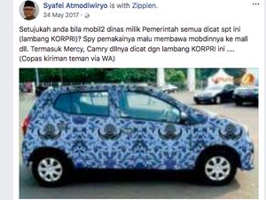 Esemka Lama, Bagaimana Kalau Mobil Dinas Ditutupi Stiker Korpri?