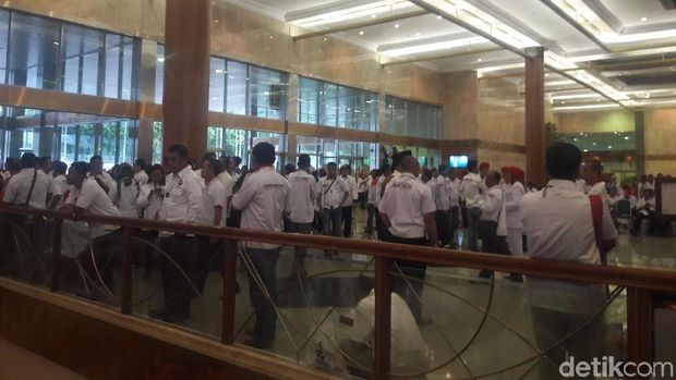 Jelang Rapimnas, Kader Perindo Mulai Padati JCC Senayan