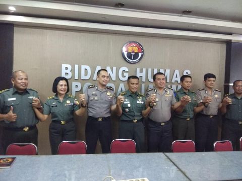 Humas Polda dan Dinas Penerangan Kodam Kerja Sama Tangkal Hoax