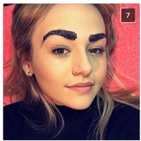 Bencana lain yang kadang tidak disadari wanita. Terutama mereka yang baru belajar makeup. Foto: Twitter.