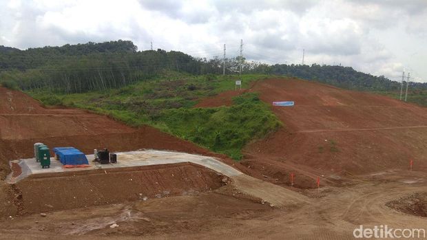 Penampakan terkini lokasi proyek kereta cepat JKT-BDG di Walini