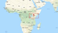 Keretakan besar itu bisa terlihat di kawasan Suswa dekat Nairobi, Kenya. (Foto: Dok. Google Maps)