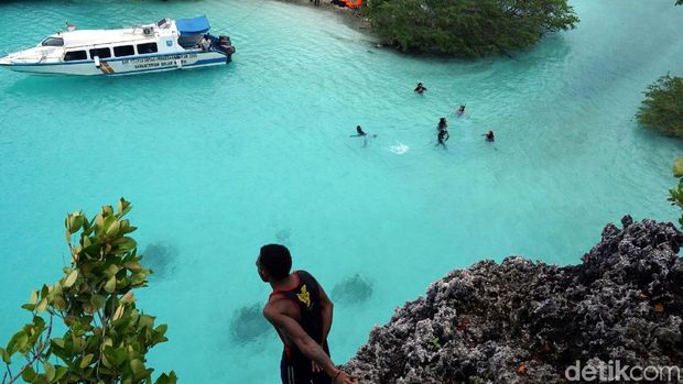 Traveler bisa berenang sampai puas di sini! (Wahyu/detikTravel)