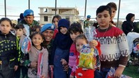 Perayaan Children Day (Hari Anak) ini digelar di lapangan Distrik As Suwwanan, Lebanon Selatan, Sabtu (17/03).