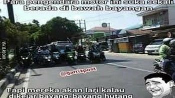 Bayangan hutang yang sulit hilang. (Foto: Internet)