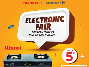 Beli Kompor Gas di Sini Dapat Tambahan Diskon 5%
