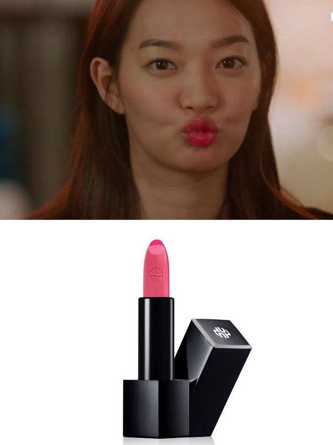 Wanita Korea menyukai lipstik dengan warna lembut, seperti pink. Di serial Oh My Venus, Shin Min Ah pun terlihat mengenakan O HUI Rouge Real W14 Swing Pink yang lansung sold out. Foto: Istimewa
