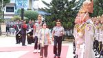 Foto: Kapolri Sambut Megawati dengan Karpet Merah