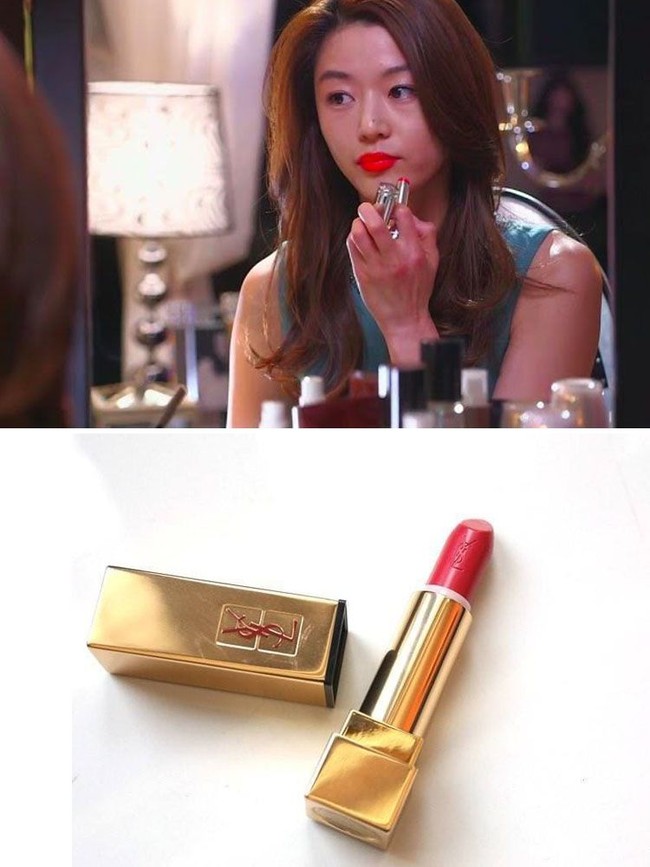 Lipstik yang ketahuan dipakai Jun Ji Hyun selalu langsung sold out. Yves Saint Laurent Beauty Rouge Pur Couture #57 yang dipakai di drama My Love from The Star ini adalah salah satunya. Foto: Istimewa
