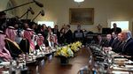 Foto: Senyum dan Tawa Putra Mahkota Saudi Saat Bertemu Trump