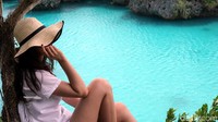 Setelah kurang lebih 15 menit foto-foto bareng. Akhirnya kami terpaksa mengakhiri perjumpaan dengan pramugari cantik ini. (Wahyu/detikTravel)