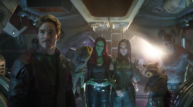 Guardians of the Galaxy di Avengers: Infinity War