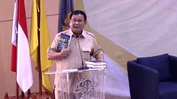 Isu World War III Ada di Novel yang Pernah Dipamerkan Prabowo
