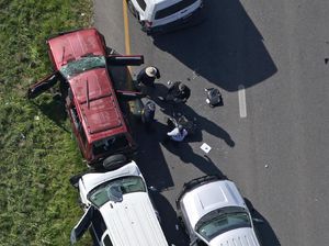 Foto: Momen Pengebom Berantai di Texas Terekam CCTV