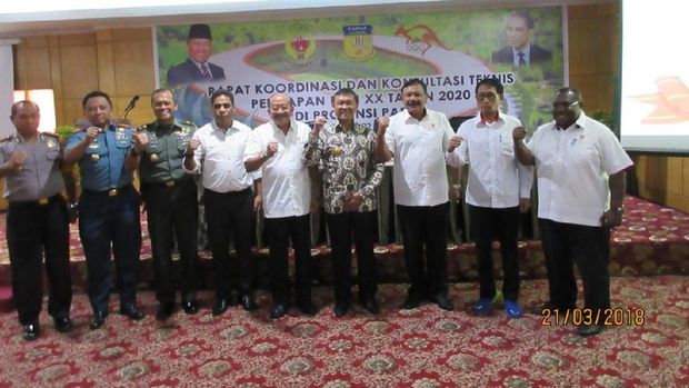 Kunjungi Papua, KONI Gelar Rapat Soal PON 2020