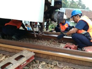 Kereta Lodaya yang Anjlok di Garut Sudah Beroperasi Kembali