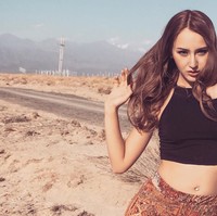Parwena Dulkun adalah salah satu model Uyghur yang sering dikira sebagai orang lokal ketika ia berada di Eropa. Foto: Istimewa