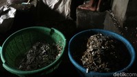 Sampah yang telah digiling.