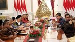 Foto: Megawati dkk Bahas Amandemen 1945 dengan Presiden Jokowi