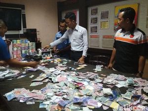Uang Mainan Mujiono Selesai Dihitung, Ini Jumlah Totalnya
