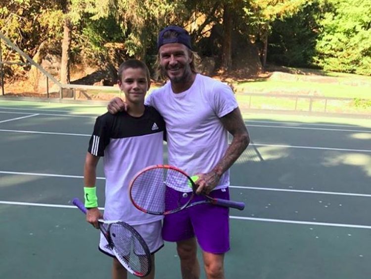 Sporty Banget! Gaya Romeo Beckham yang Doyan Olahraga