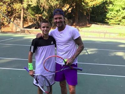 Sporty Banget! Gaya Romeo Beckham yang Doyan Olahraga