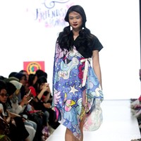 Fashion show karya delapan desainer lokal dengan mengangkat tema My Little Pony di Plaza Indonesia Fashion Week 2018, Jakarta. Rabu [21/3/2018]. [Foto: Mohammad Abduh/Wolipop]