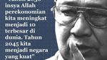 Prabowo hingga SBY Meramal RI di 2030