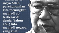 Susilo Bambang Yudhoyono, Presiden RI 2004-2014 dalam sebuah acara di Lemhannas, Jl Medan Merdeka Selatan, Jakarta Pusat, Selasa 8 September 2015 (Ilustrasi oleh Mindra Purnomo)