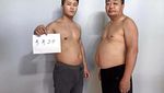 Wow! Begini Transformasi Bapak dan Anak, Dari Gemuk Jadi Sixpack