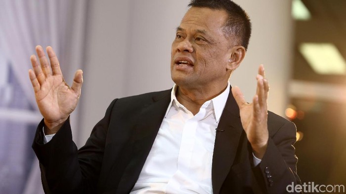 Jenderal Gatot Nurmantyo Jenderal Gatot Nurmantyo saat hadiri acara Blak-blakan bersama detikcom