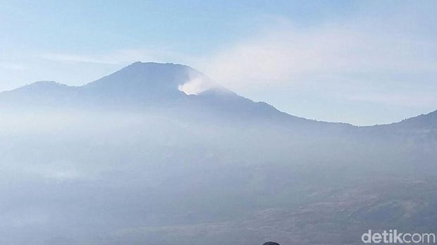 Penampakan Terkini Gunung Ijen setelah Letupan Gas Beracun