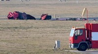 Pesawat sebelumnya berada di pangkalan Anglesey untuk pelatihan rutin simulator Hawk. Foto: dok. AFP