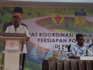 Gubernur Papua Minta Pelaksanaan PON XX di Papua Ditunda