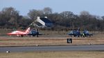 Foto: Pesawat Red Arrow Jatuh saat Latihan, Pilot Selamat