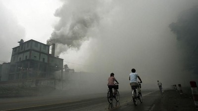 Potret Polusi di China Bikin Miris Hati
