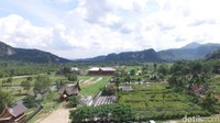 Foto: Jangan lupa untuk menjelajahi toko suvenir di dekatnya. Ada banyak oleh-oleh berupa kaos bertuliskan Bukittinggi, aksesoris-aksesoris, hingga miniatur Jam Gadang (Okta Marfianto/detikTravel)