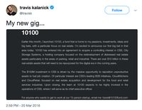 Dilengserkan Dari Uber, Travis Kalanick Berbisnis Properti