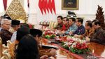 Foto: Megawati dkk Bahas Amandemen 1945 dengan Presiden Jokowi