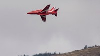 Pesawat jatuh di RAF Valley. Foto: dok. AFP