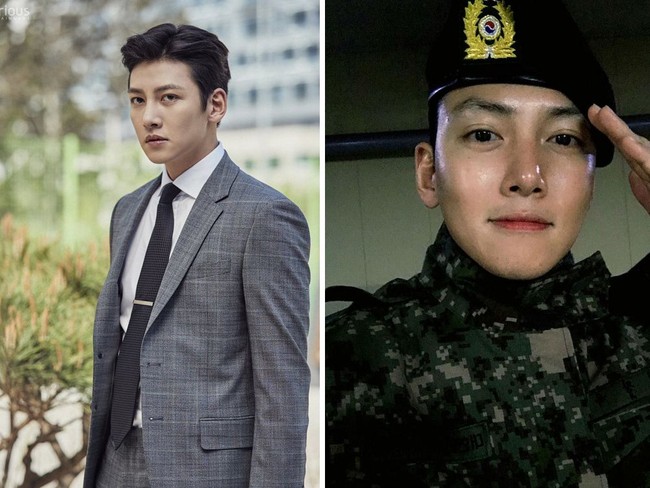 Aktor Ji Chang Wook menjalani wajib militer pada Agustus 2017. Masih menjalani pelatihan wajib militer, begini penampilan pemain Suspicious Partner mengenakan seragam militer dan topi baret. Foto: Istimewa