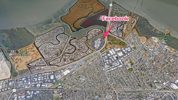 Saat air kian hangat dan lapisan es mencair, maka lautan di dunia akan naik dengan cepat. NOAA menggambarkan tentang skenario naiknya permukaan air laut. Foto: Google Earth via Business Insider