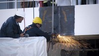 Foto: Diketahui, proyek penambahan kapasitas cruise ini akan selesai pada 5 Mei mendatang. Ada sekitar 5000 pekerja terampil yang terlibat di dalamnya (Silversea)