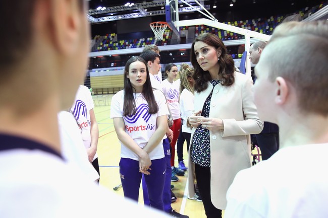 Pada kesempatan tersebut, Kate Middleton dan Pangeran William melihat persiapan kontingen Inggris untuk menghadapi Olimpiade, Paralimpiade, dan Commonwealth Games. (Foto: Getty Images)