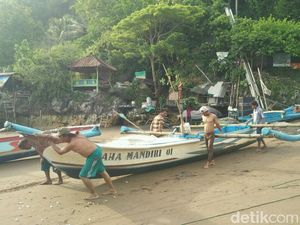 Gelombang Sudah Normal, Nelayan Gunungkidul Siap Melaut Besok